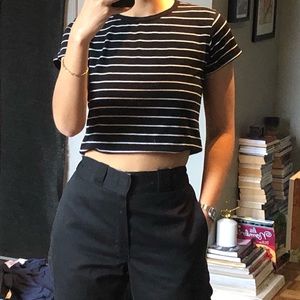 Brandy Melville black and white t-shirt